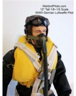 1/5 - 1/6 WWII German Luftwaffe RC Pilot Figure by Warbird Pilots_1
