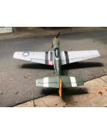 Wing Set Painted Silver, Gunfighter Decals included (P-51, TopRC Model)