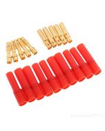 Power Unlimited HXT 4mm Gold Connector w/ Protector (10pcs/set)_1