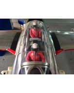 1/6 Fullbody Jet pilot with helmet (red uniform), TopRC Model