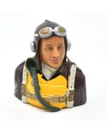 RC Flying US WWII Warbird Pilot Bust 1/5