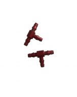 Fuel T Fittings, Red (Secraft)