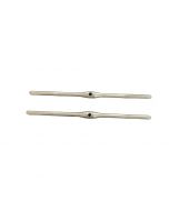 Turnbuckle, 2.5mm x 2.75" Stainless Steel, Secraft (2 pack)