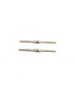 Turnbuckle, 50mm (1.97") M3 Stainless Steel, Secraft (2 pack)