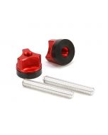 wing bolt 1/4-20 Red