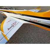 Avanti XS Jet 1.9m, Yellow/Silver/White (ARF) includes landing gear, SebArt 