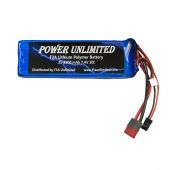 2s, 3300mAh, 7.4V 30C Receiver Lipo Battery (Power Unlimited) 