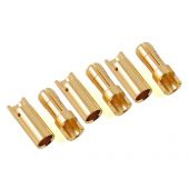 Bullet Connector, 5.5mm Gold Plated (5 pack)