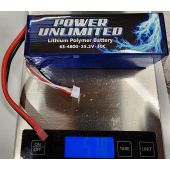 Power Unlimited 4800mAh 6S 30C 25.2V Lipo Battery with Ultra T Plug 