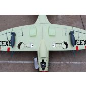 Seagull Model Electric retract landing gear ER-120 90° for Supermarine Seafire, by JP
