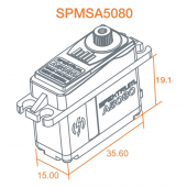 Spektrum A5080 MT/HS Mini Digital HV Servo SPMSA5080