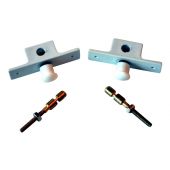 Canopy / Belly Pan latch, Push Button, Type A (pair)