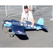 F4U Corsair, Top RC Model No retracts Blue Scheme