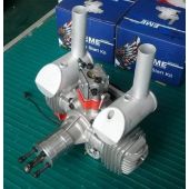 EME 70cc Twin Cylinder RC Gas Engine with Mufflers