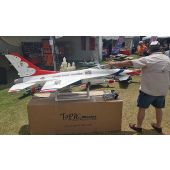 F-16 1/6th Scale Jet 97" Thunderbird ARF by TopRCModel (Includes Retracts)