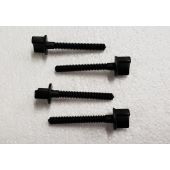 1/4 x 20 x 50MM (2") Nylon Wing bolts pack of 4 Black