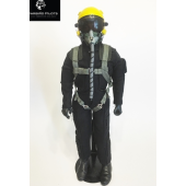 Modern Jet RC Pilot Figure 1/5 - 1/6 (Black with Yellow Helmut)