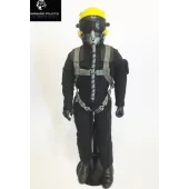 Modern Jet RC Pilot Figure 12" 1/5 - 1/6 (Black with Yellow Helmut)