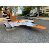 Odyssey Sport Jet, Orange/Black Navy Scheme, Top RC Model