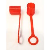 Bullet Plug Protector for Lipo Batteries 6mm Cap Red