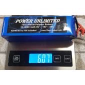 5S, 6000mAh, HV 35C Lipo Battery, Ultra Light (Power Unlimited)
