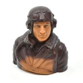 RC Flying British WWII Warbirds Pilot Bust 1/5 Prime Paint