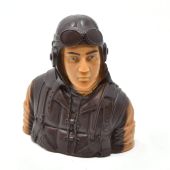 RC Flying Japanese WWII Warbirds Pilot Bust 1/5 Prime Paint
