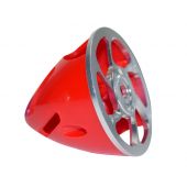 Gator-RC Flow Thru Spinner, 70mm (2.75”) Red 