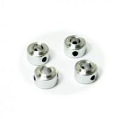 Secraft 6.1mm Wheel collars set of 4 silver